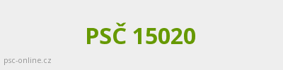 PSČ 15020