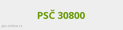 PSČ 30800