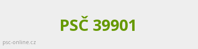 PSČ 39901