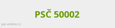 PSČ 50002