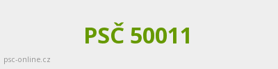 PSČ 50011