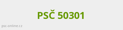 PSČ 50301