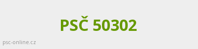 PSČ 50302