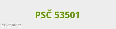 PSČ 53501