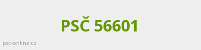 PSČ 56601