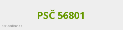 PSČ 56801