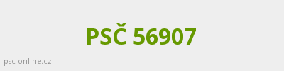 PSČ 56907