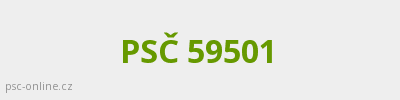 PSČ 59501