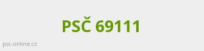 PSČ 69111