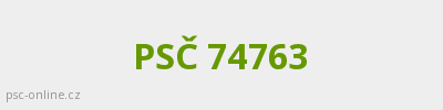 PSČ 74763